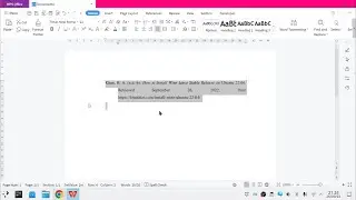 [Alternative] Cara Membuat Daftar Pustaka Di WPS Office(Linux)