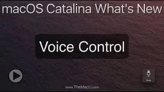 Voice Control in macOS Catalina!