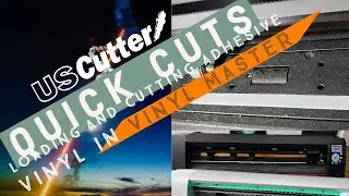 Quick Cuts - Loading & Cutting Adhesive Vinyl in your cutter with Vinyl Master