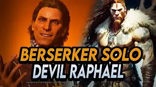 Baldur's Gate 3: Berserker (Thrower) solo Raphael | Tactician Mode