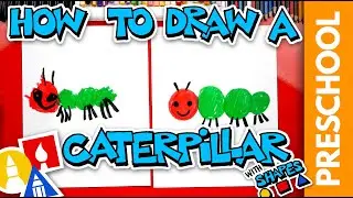 Drawing A Caterpillar Using Shapes - Preschool