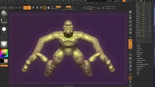 Zbrush 2018 Creating a Super Hero in Zbrush 2018 and importing into Unreal Engine 4...