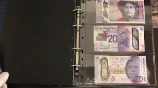 My collection of polymer banknotes 2022 (June)