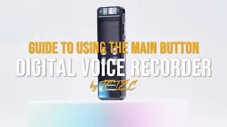 Quick Tip - How To Navigate On the Device | TCTEC 96GB Digital Voice Recorder