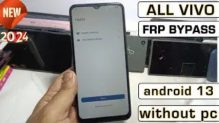 All Vivo  Android 13  FRP UNLOCK (without pc)  - 100% Working 2024 Latest Method