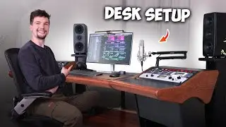 My EPIC Home Music STUDIO DESK SETUP For 2025!!!