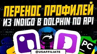 Перенос профилей из Indigo в Dolphin по API. Готовый скрипт. Автоматизация антидетект браузера.