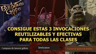 Baldurs Gate 3 Ubicación 3 objetos de invocación muy poderosos (son reutilizables)