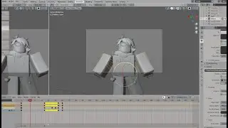 My first Roblox animation on blender (It was hard)