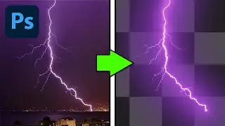 How To Remove a Lightning Bolt Background in Photoshop ⚡