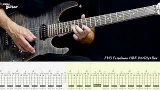 Whitesnake - Crying in the Rain Guitar Solo Lesson With Tab Part.2/2(Slow Tempo)