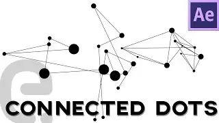 Connected Dots Network Nodes | Motion Graphics After Effects Tutorial | Script