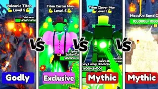 🔥Volcanic Titan VS EVERY BEST BARRIER SPAWNER🤯ENDLESS MODE | Toilet Tower Defense