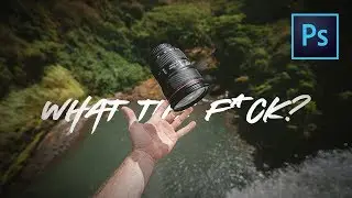 The TRICK to Place Text Behind an Object in a Photo. (Photoshop Tutorial)