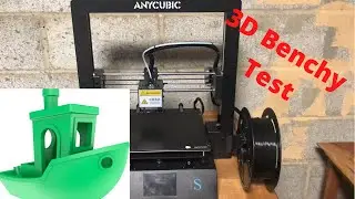 Anycubic i3 Mega S 3D Benchy test!!!