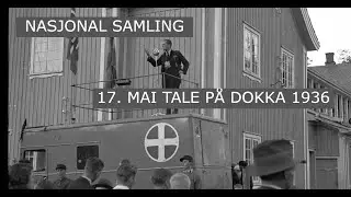 Nasjonal Samling taler på Dokka 17. mai 1936