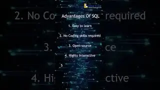 Advantages Of SQL  || Features Of SQL