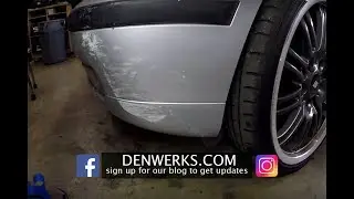 How To - Remove Paint Scuffs Scratches Buffing Wax Compound - DENWERKS Daughter/Father E39 BMW 528i