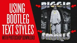 How To Use TEXT STYLE PACKS To Design BOOTLEG RAP Graphics (Full PHOTOSHOP Tutorial)