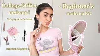 5 Minute MAKEUP LOOK FOR COLLEGE/OFFICE | Beginner's Makeup kit| Clean girl makeup | Gagan kaur