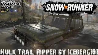 Обзор мода Hulk Trail Ripper by Iceberg101 - Snowrunner - Снегоход - Дон - Промзона - #528🚧