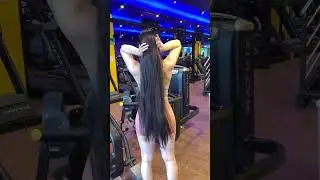 Hot Busty russian Gym partner without clothes 