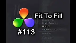 DaVinci Resolve Tutorial: How To Use The Fit To Fill Function