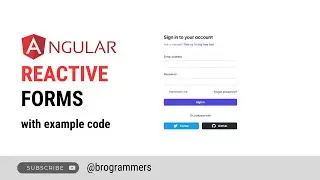 Angular Forms | Angular Reactive Form with Example | Angular Form Validation