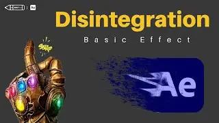 Disappear everything you don't want in after effects | Disintegration Effect | workflow