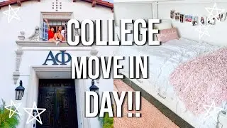 COLLEGE MOVE IN DAY!! // SORORITY HOUSE AT THE UNIVERSITY OF ARIZONA!!