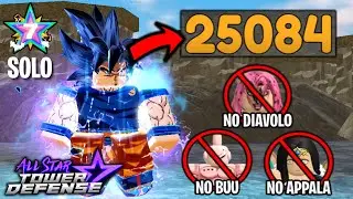 New 7 Star UI Goku in Gauntlet Mode (25k+ Seconds!) Solo Gameplay | All Star Tower Defense