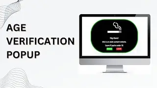 Easily Add Age Verification Popup in WordPress @2023