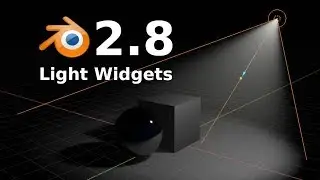 Light Object Widgets in the Blender 2.8 Viewport - Tutorial