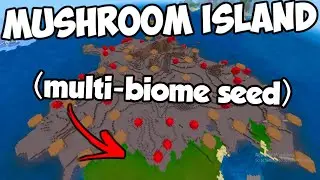 Mushroom Island Spawn/Multi-Biome Seed For Minecraft: Bedrock Edition!