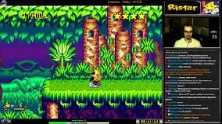 Ristar прохождение [ Hard ] (U) | Игра на (SEGA Genesis, Mega Drive) Sonic Team 1995 Стрим RUS