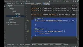 7-lesson. Telegram BOT start coding in java