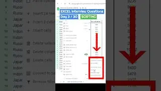 Excel Interview question Day 3/30 #excel #exceltips #excelformula #trending #viralvideo #viralshorts