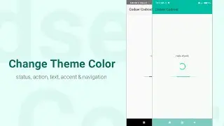 How to change theme color style - system color change Android Studio or AIDE app