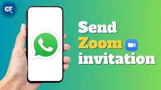 How to Send Zoom invitation on Whatsapp