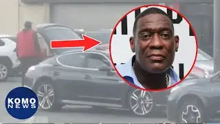 Shawn Kemp fires gun in parking lot - RAW VIDEO