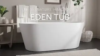 A Classic Silhouette, Now In Matte White - The Eden Tub