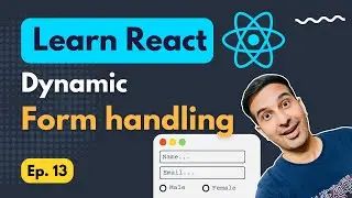 Dynamic Form Handling using State in React 😲 #reactjs