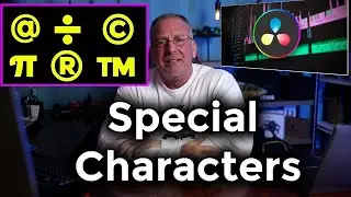 How To Create Special Symbols | DaVinci Resolve
