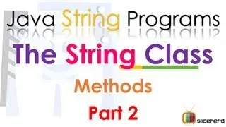 93 Java String Class Methods Part 2 |