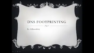 DNS footprinting