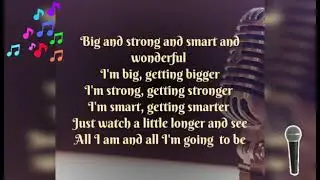 FEA lesson-6  Big, Strong, Smart, Wonderful me (Song)