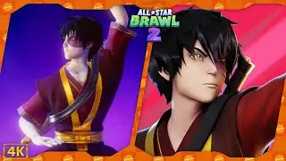 Nickelodeon All-Star Brawl 2 ⁴ᴷ Arcade + Boss Rush (Zuko gameplay)