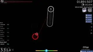 osu! | Black W0lf (WubWoofWolf) | NOMA - Brain Power [NiNo's Extra] +HD,HR 98.44% FC #1 304pp