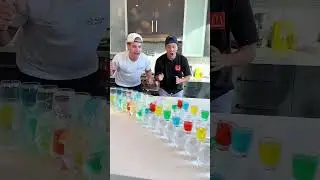 Glass Shot Race.. Who Won?