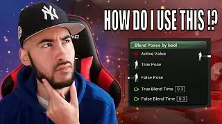 HOW TO USE A BLEND POSE BY BOOL IN UNREAL ENGINE